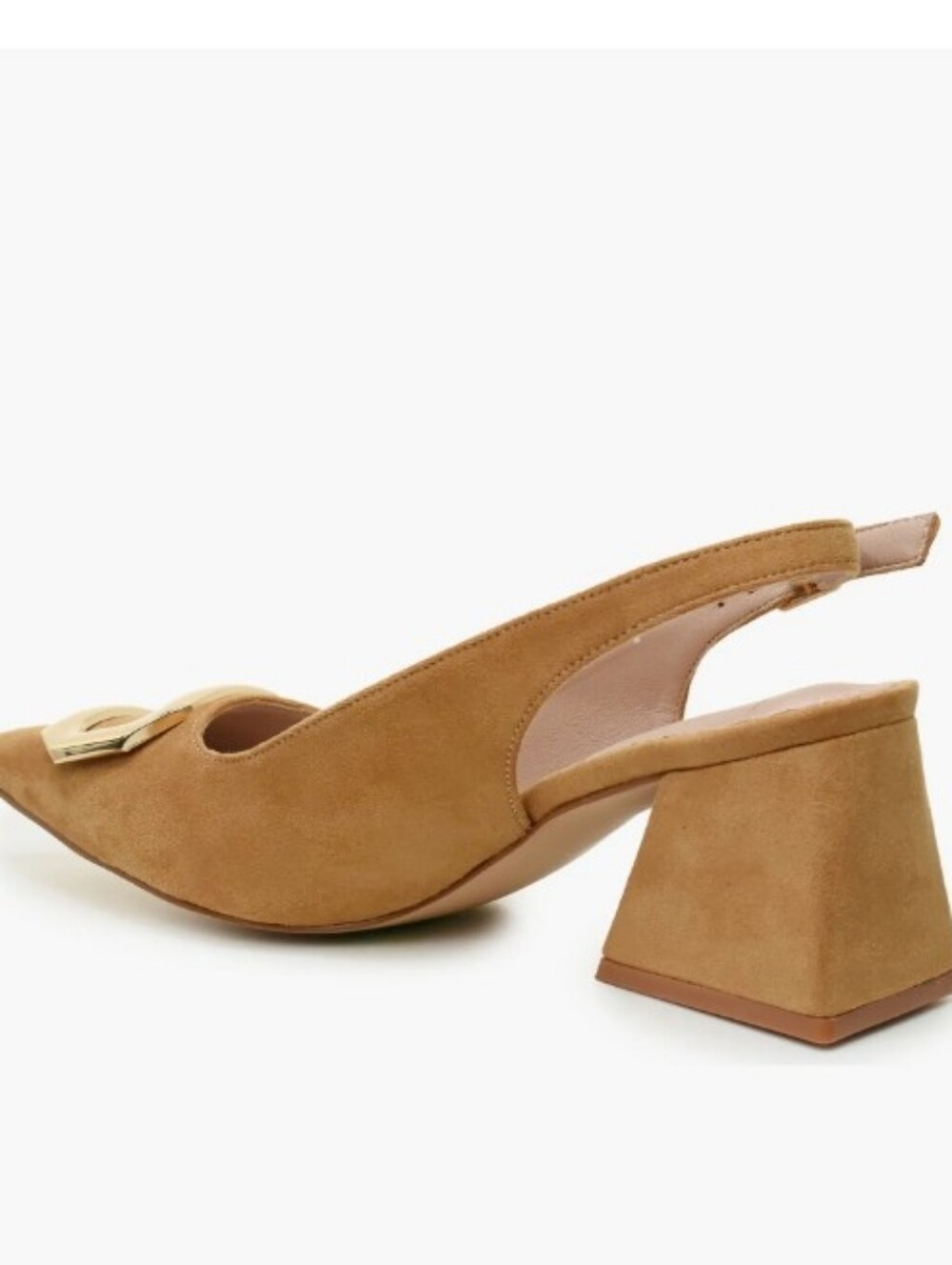 BRAND NEW NICOLE MILLER MELSORESAND SUEDE BLOCK HEEL SLINGBACK PUMP